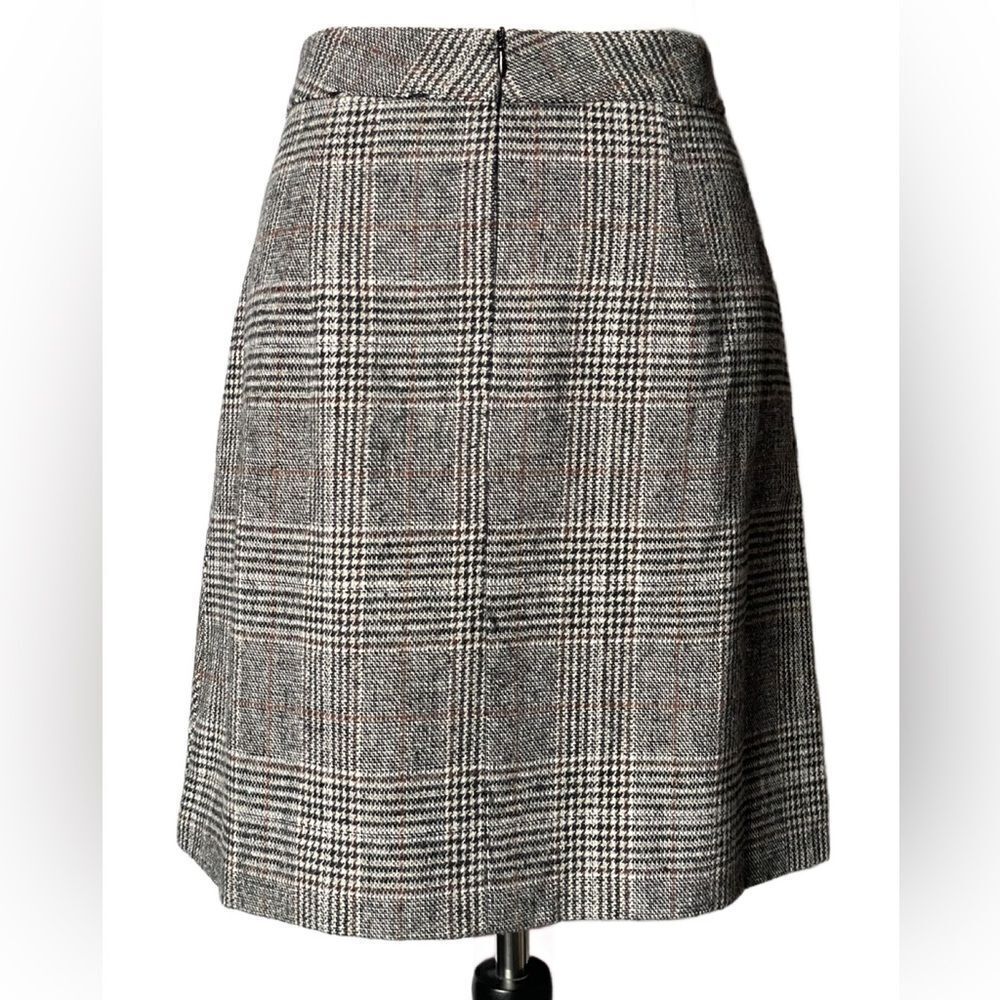 Bagatelle Collection Multicolored Plaid Tweed Lined Skirt (Size: Medium) - Picture 15 of 15